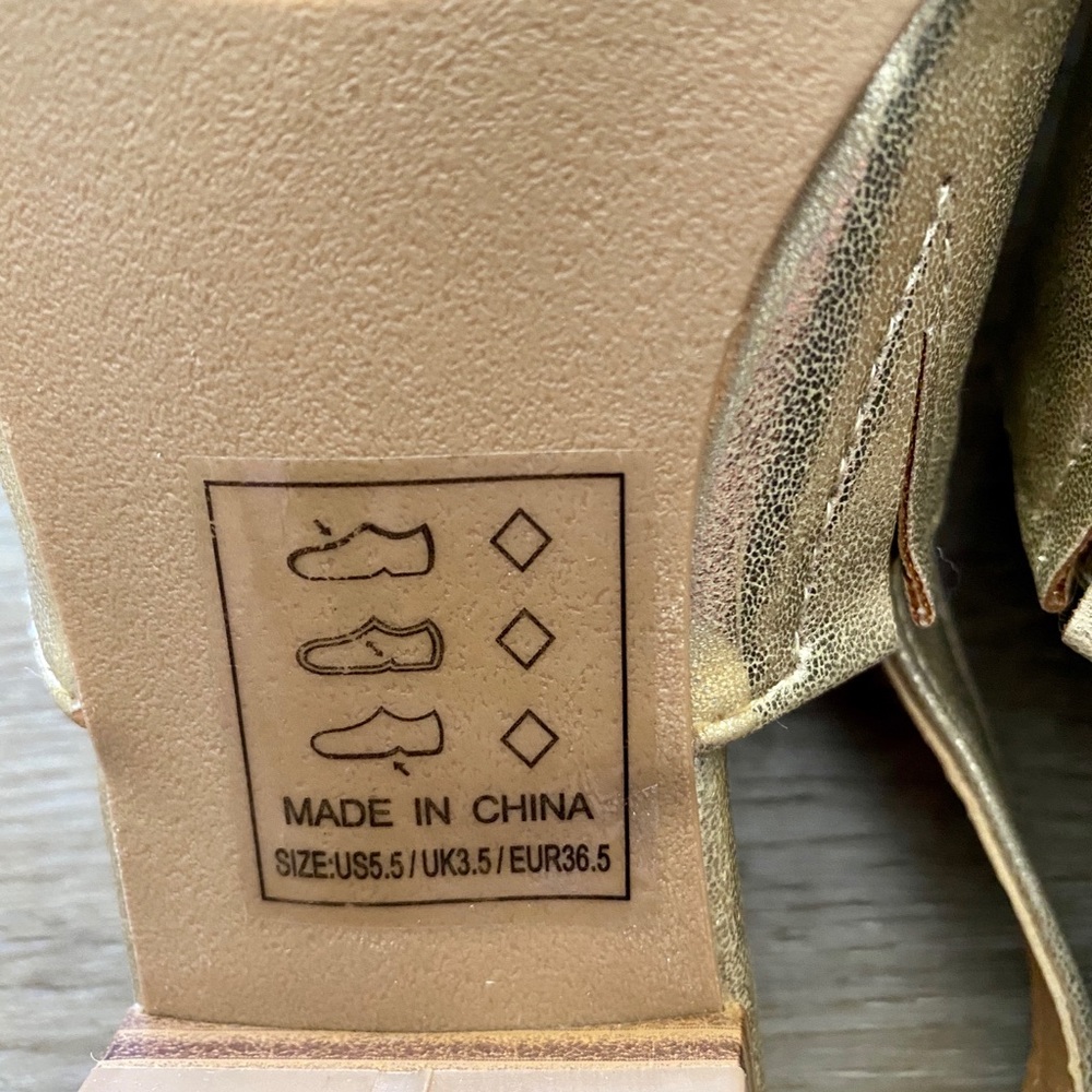 Qupid faux leather slingback sandals - Picture 5 of 6